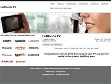 Tablet Screenshot of leblonds.goretailer.com